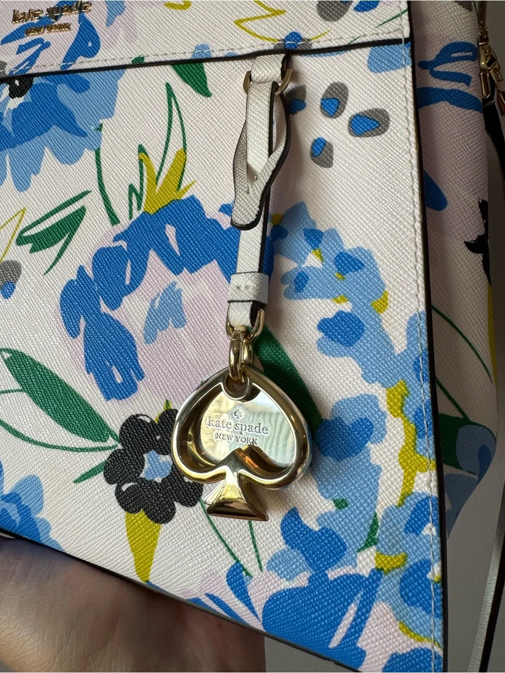 Kate Spade Madison Floral Medium Top Handle 2 Way Satchel Style KK967